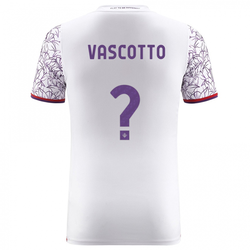 Niño Camiseta Edoardo Vascotto #0 Blanco 2ª Equipación 2023/24 La Camisa Perú