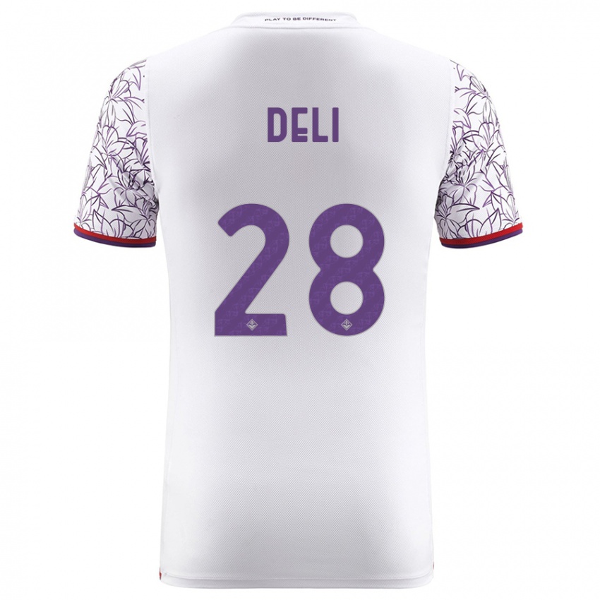 Niño Camiseta Lapo Deli #28 Blanco 2ª Equipación 2023/24 La Camisa Perú