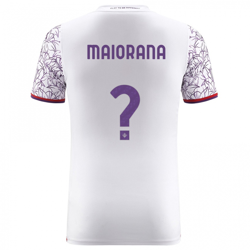 Niño Camiseta Stefano Maiorana #0 Blanco 2ª Equipación 2023/24 La Camisa Perú