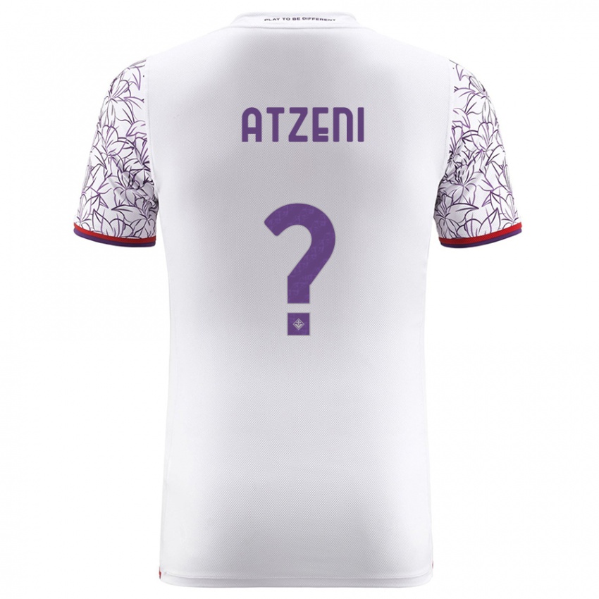 Niño Camiseta Davide Atzeni #0 Blanco 2ª Equipación 2023/24 La Camisa Perú