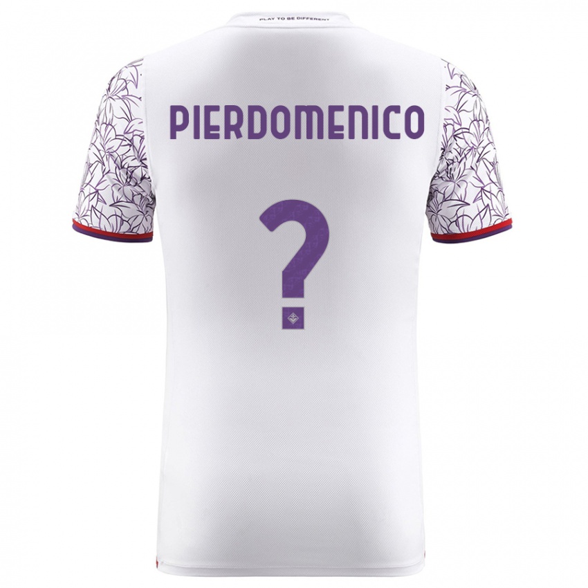 Niño Camiseta Jacopo Di Pierdomenico #0 Blanco 2ª Equipación 2023/24 La Camisa Perú