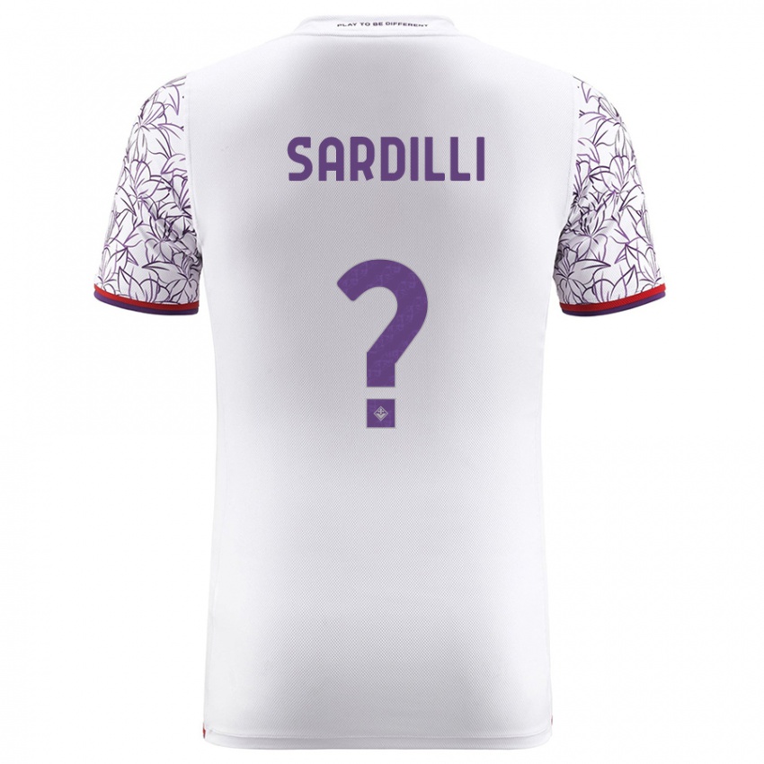 Niño Camiseta Davide Sardilli #0 Blanco 2ª Equipación 2023/24 La Camisa Perú