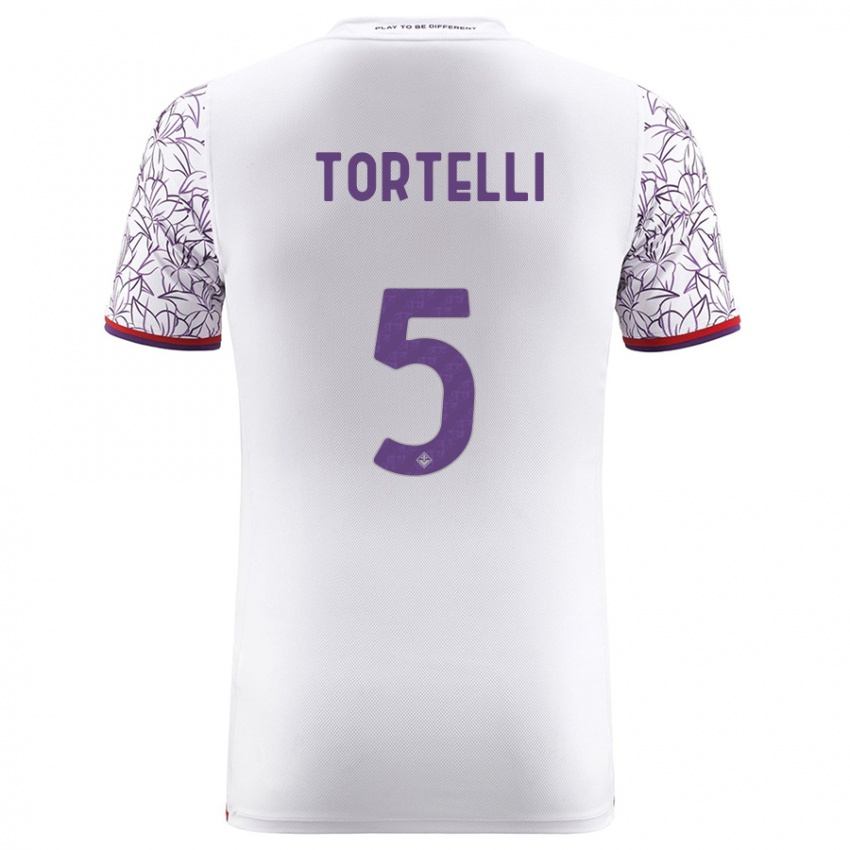 Niño Camiseta Alice Tortelli #5 Blanco 2ª Equipación 2023/24 La Camisa Perú