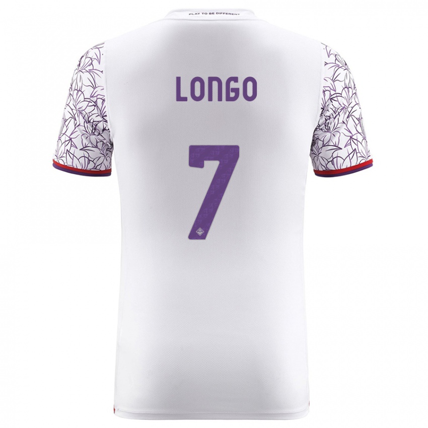 Niño Camiseta Miriam Longo #7 Blanco 2ª Equipación 2023/24 La Camisa Perú