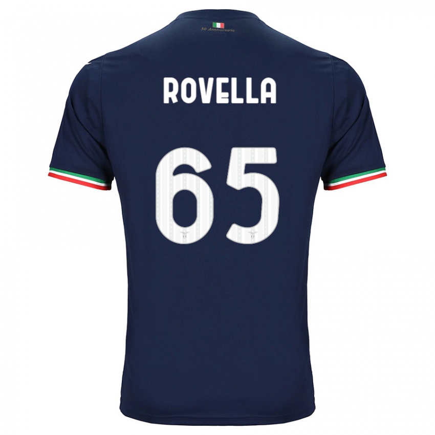 Niño Camiseta Nicolo Rovella #65 Armada 2ª Equipación 2023/24 La Camisa Perú