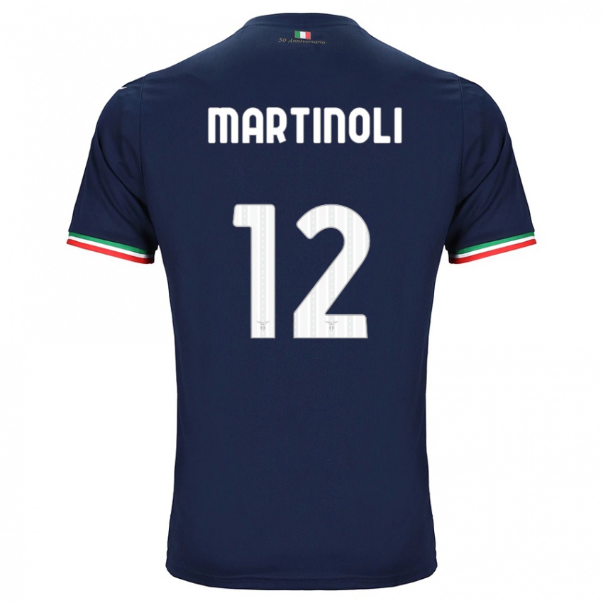 Niño Camiseta Elettra Martinoli #12 Armada 2ª Equipación 2023/24 La Camisa Perú