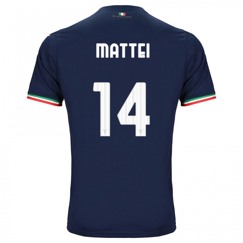 Niño Camiseta Sarah Mattei #14 Armada 2ª Equipación 2023/24 La Camisa Perú