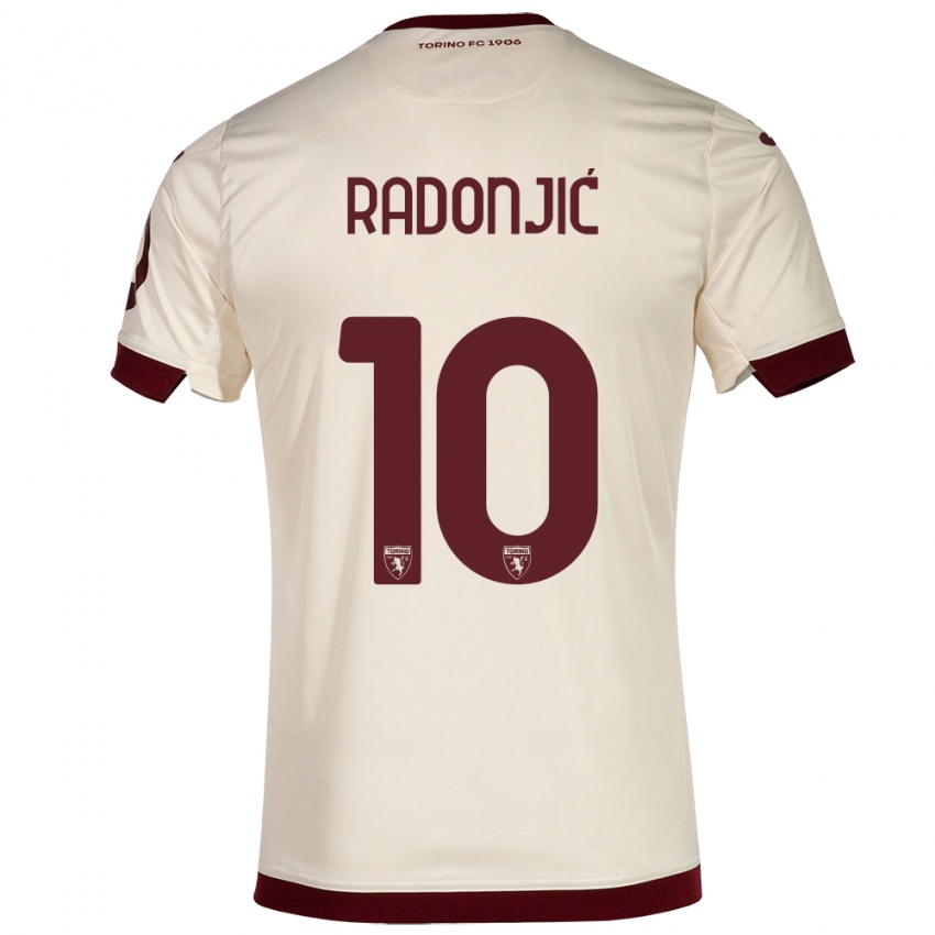 Niño Camiseta Nemanja Radonjic #10 Champán 2ª Equipación 2023/24 La Camisa Perú