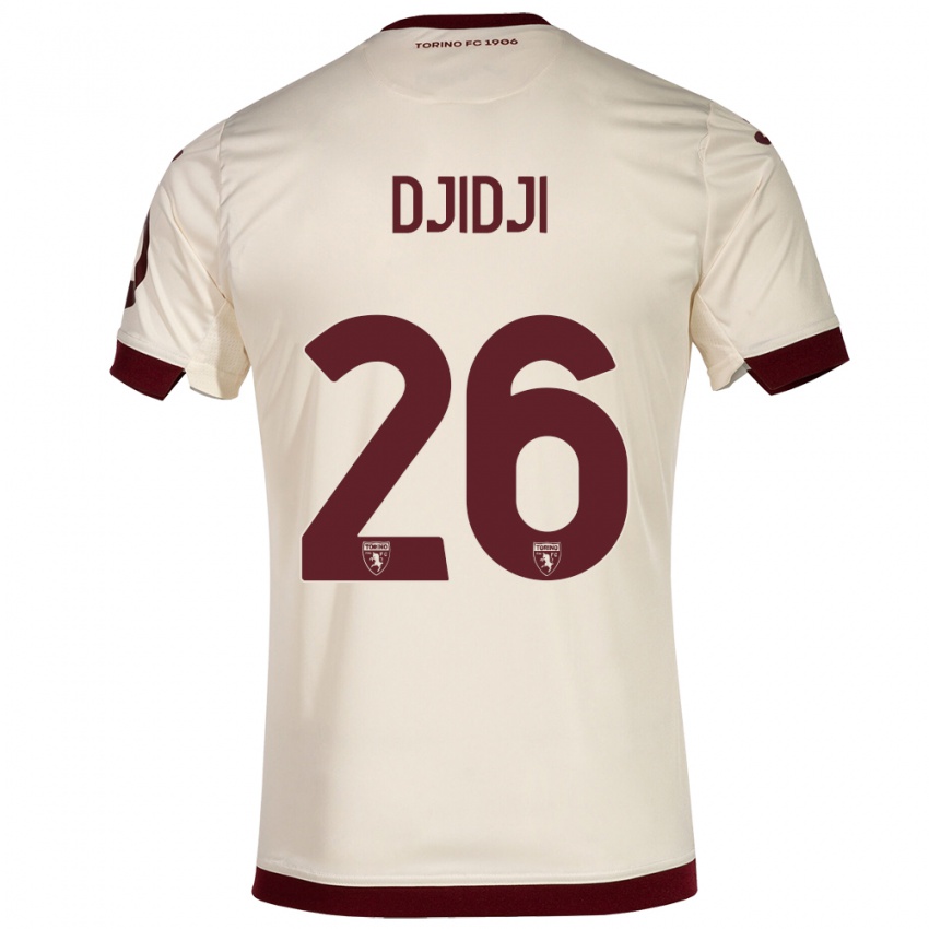 Niño Camiseta Koffi Djidji #26 Champán 2ª Equipación 2023/24 La Camisa Perú