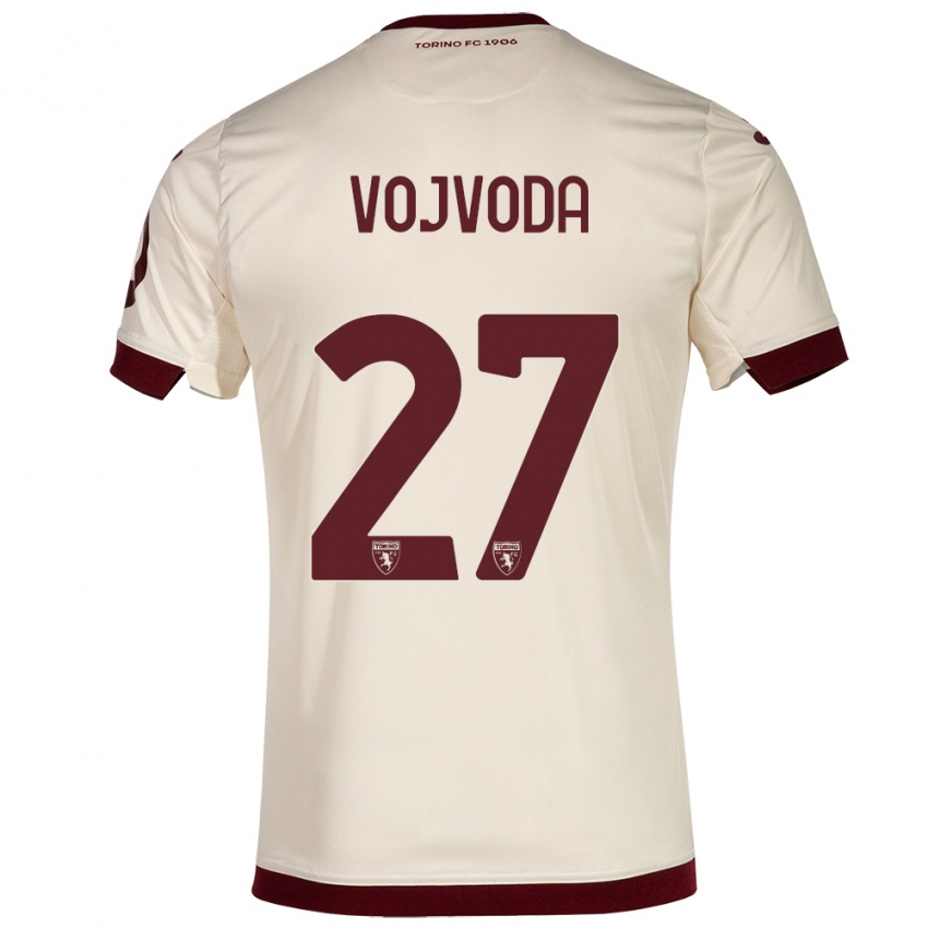 Niño Camiseta Mërgim Vojvoda #27 Champán 2ª Equipación 2023/24 La Camisa Perú