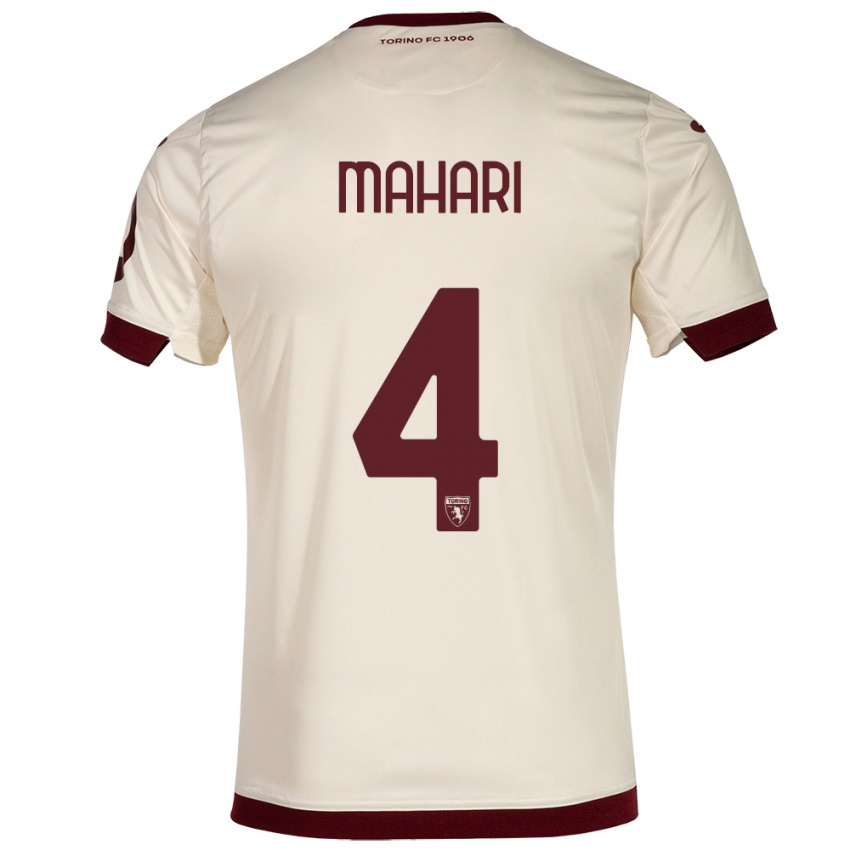 Niño Camiseta Efdon Mahari #4 Champán 2ª Equipación 2023/24 La Camisa Perú