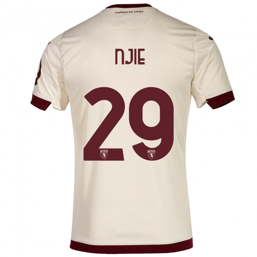 Niño Camiseta Alieu Njie #29 Champán 2ª Equipación 2023/24 La Camisa Perú