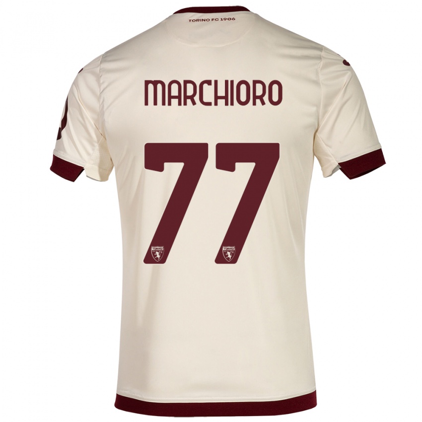 Niño Camiseta Raffaele Marchioro #77 Champán 2ª Equipación 2023/24 La Camisa Perú