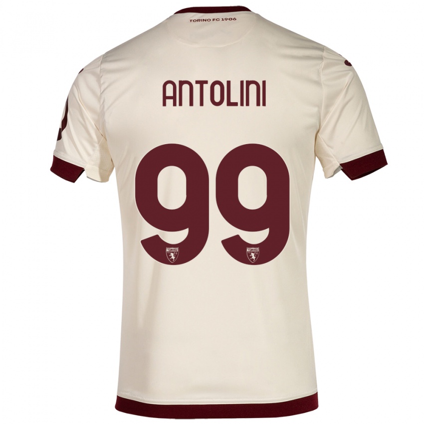 Niño Camiseta Jacopo Antolini #99 Champán 2ª Equipación 2023/24 La Camisa Perú