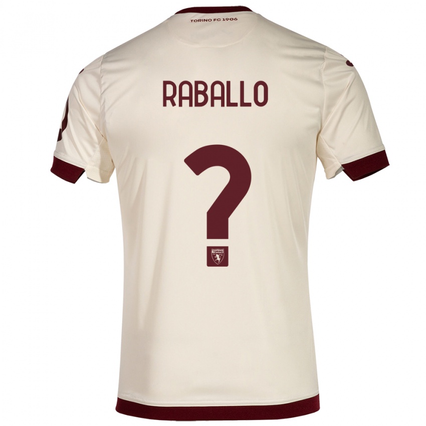 Niño Camiseta Alessio Raballo #0 Champán 2ª Equipación 2023/24 La Camisa Perú