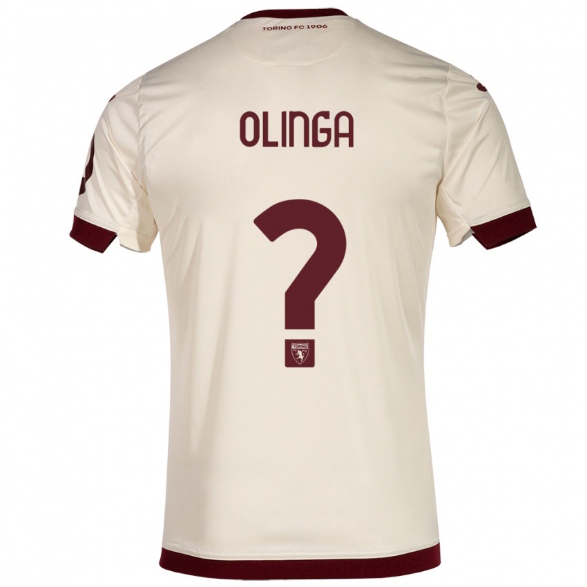 Niño Camiseta Kenny Olinga #0 Champán 2ª Equipación 2023/24 La Camisa Perú