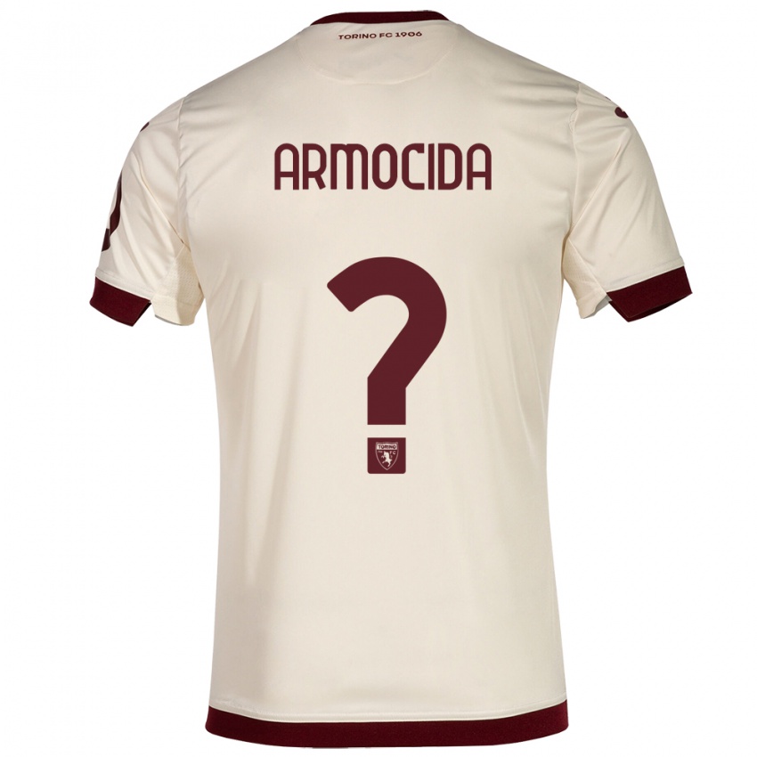 Niño Camiseta Simone Armocida #0 Champán 2ª Equipación 2023/24 La Camisa Perú