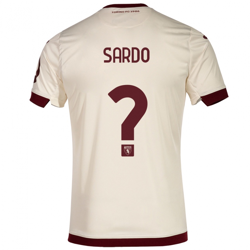 Niño Camiseta Christian Sardo #0 Champán 2ª Equipación 2023/24 La Camisa Perú