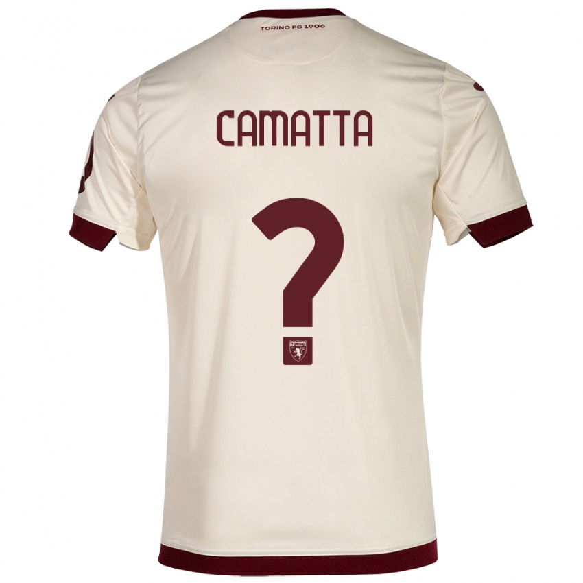 Niño Camiseta Alessandro Camatta #0 Champán 2ª Equipación 2023/24 La Camisa Perú