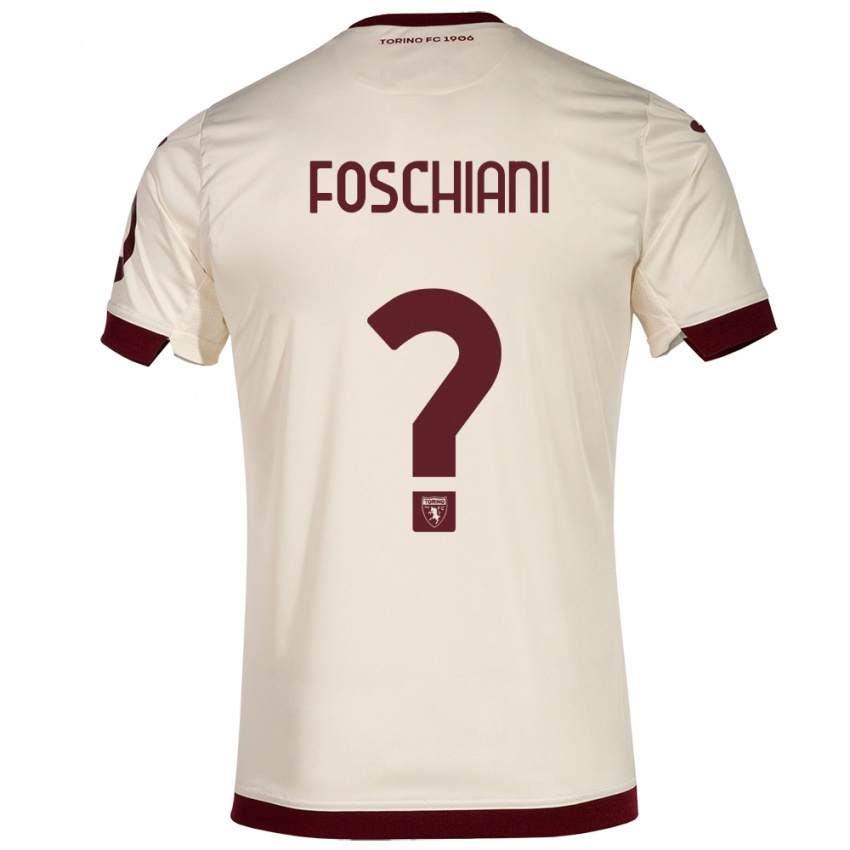 Niño Camiseta Francesco Foschiani #0 Champán 2ª Equipación 2023/24 La Camisa Perú