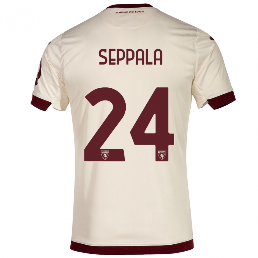 Niño Camiseta Rosa Lappi-Seppälä #24 Champán 2ª Equipación 2023/24 La Camisa Perú