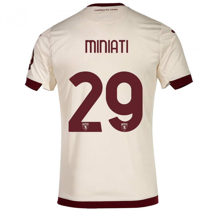 Niño Camiseta Elisa Miniati #29 Champán 2ª Equipación 2023/24 La Camisa Perú