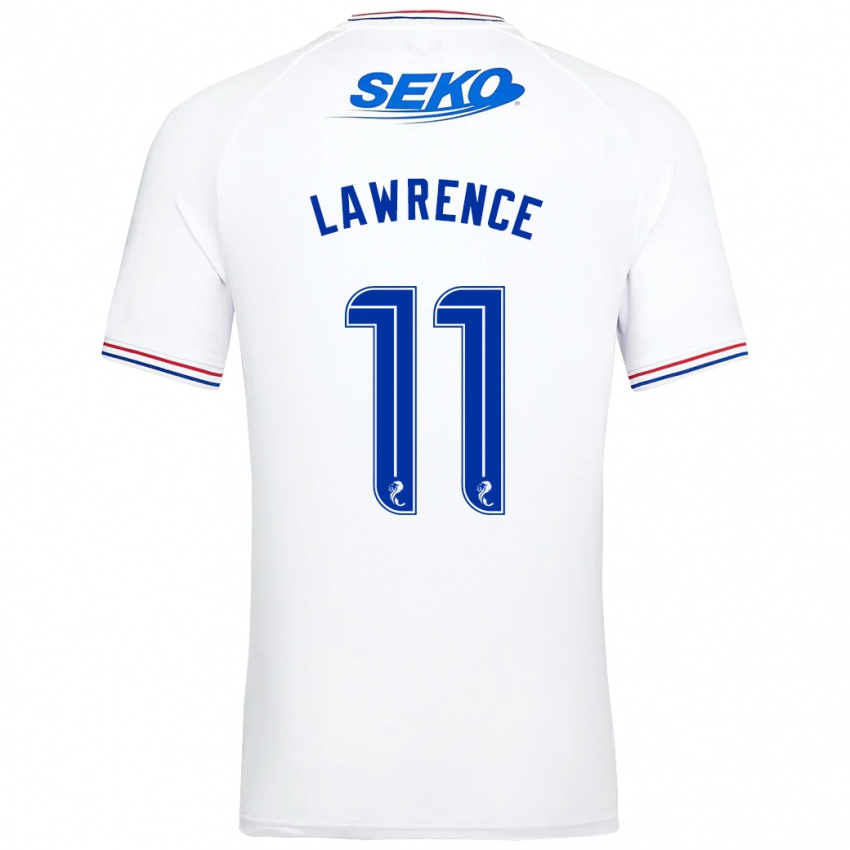 Niño Camiseta Tom Lawrence #11 Blanco 2ª Equipación 2023/24 La Camisa Perú