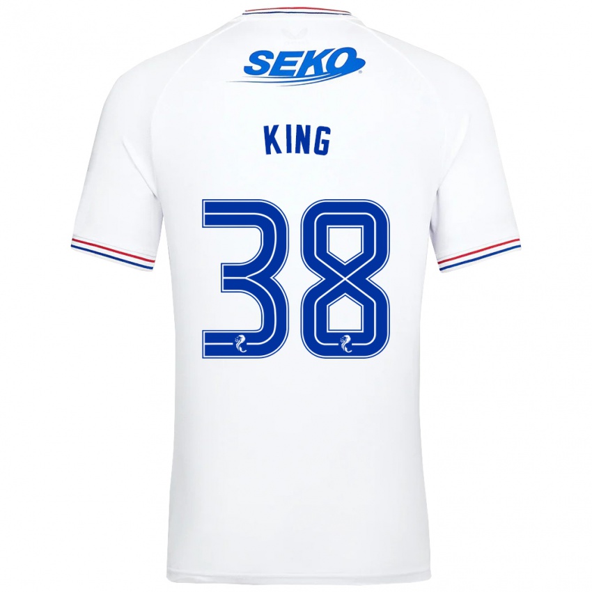 Niño Camiseta Leon King #38 Blanco 2ª Equipación 2023/24 La Camisa Perú