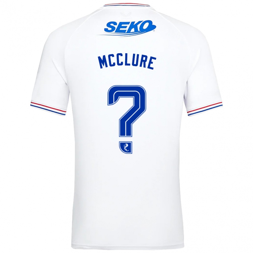 Niño Camiseta Blaine Mcclure #0 Blanco 2ª Equipación 2023/24 La Camisa Perú