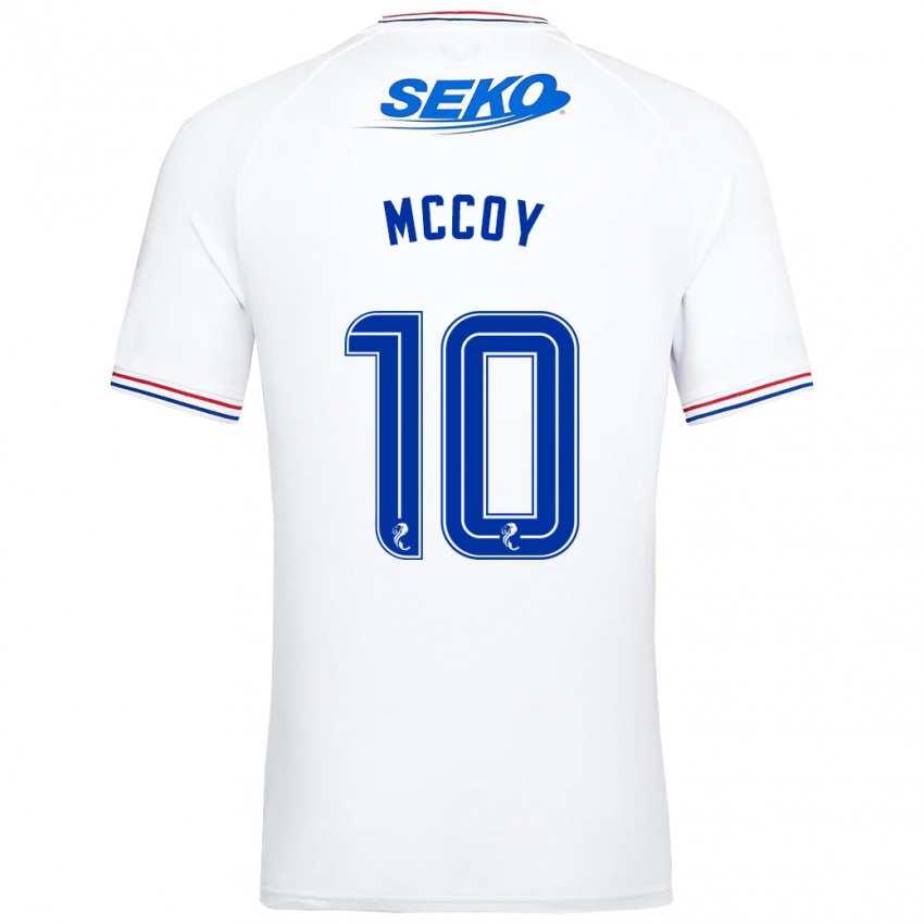 Niño Camiseta Kayla Mccoy #10 Blanco 2ª Equipación 2023/24 La Camisa Perú