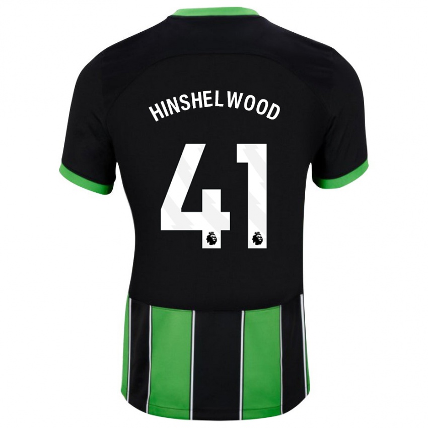 Niño Camiseta Jack Hinshelwood #41 Verde Negro 2ª Equipación 2023/24 La Camisa Perú