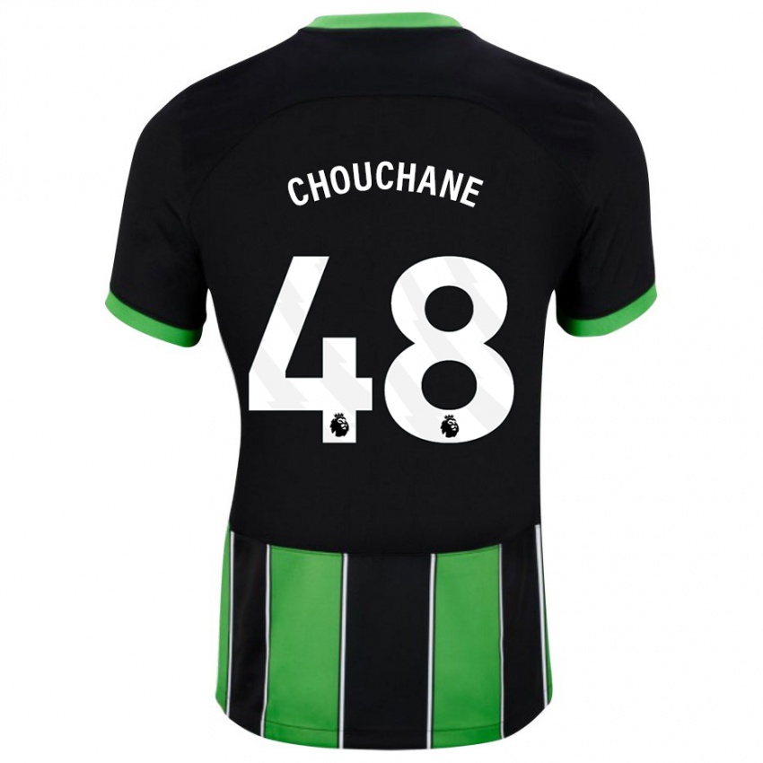 Niño Camiseta Samy Chouchane #48 Verde Negro 2ª Equipación 2023/24 La Camisa Perú