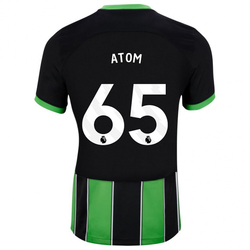 Niño Camiseta Noel Atom #65 Verde Negro 2ª Equipación 2023/24 La Camisa Perú