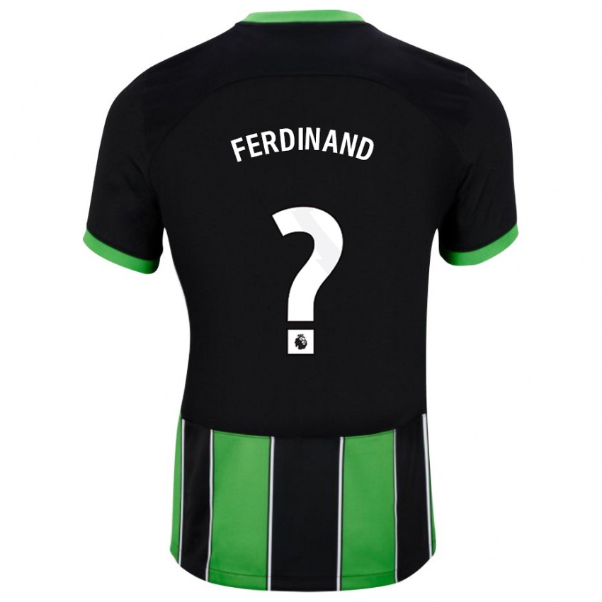 Niño Camiseta Lorenz Ferdinand #0 Verde Negro 2ª Equipación 2023/24 La Camisa Perú