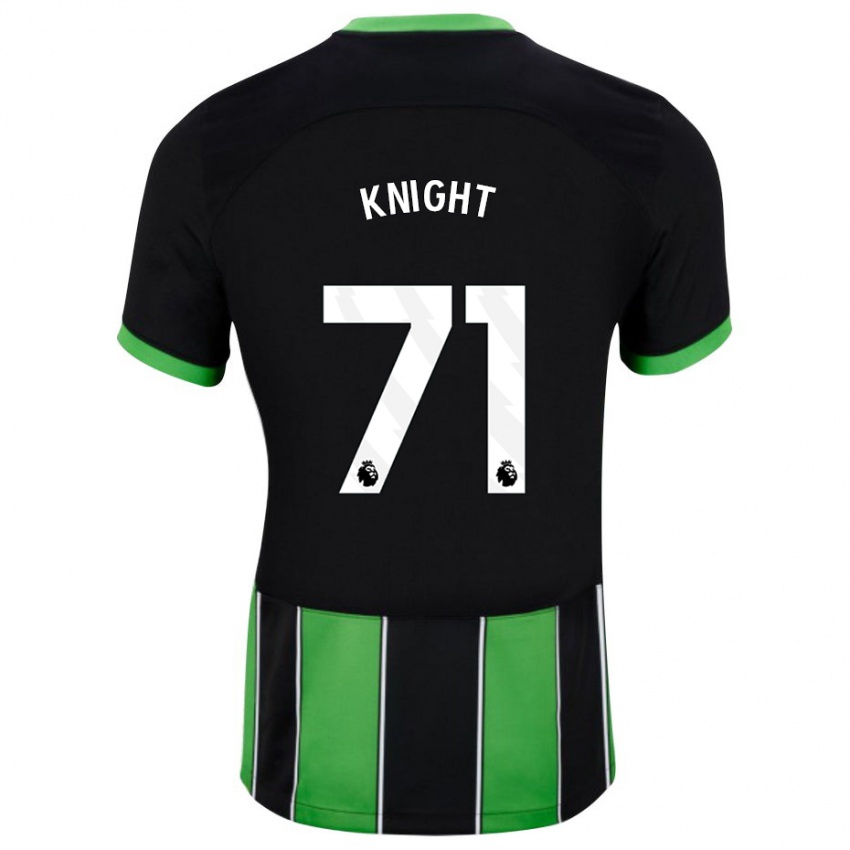 Niño Camiseta Joe Knight #71 Verde Negro 2ª Equipación 2023/24 La Camisa Perú