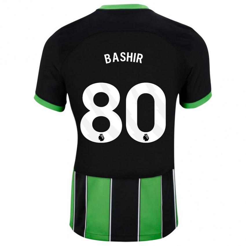 Niño Camiseta Sahil Bashir #80 Verde Negro 2ª Equipación 2023/24 La Camisa Perú