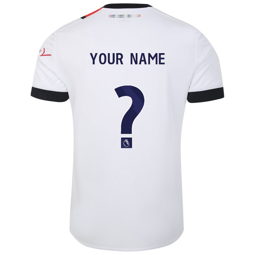 Niño Camiseta Su Nombre #0 Blanco 2ª Equipación 2023/24 La Camisa Perú