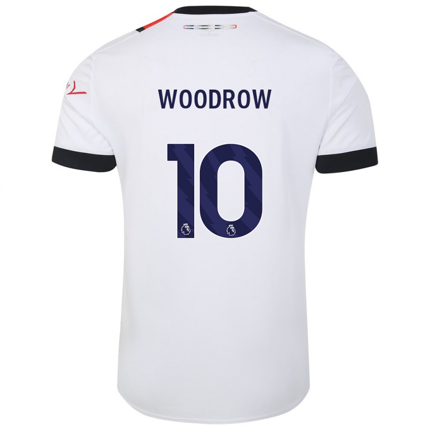 Niño Camiseta Cauley Woodrow #10 Blanco 2ª Equipación 2023/24 La Camisa Perú