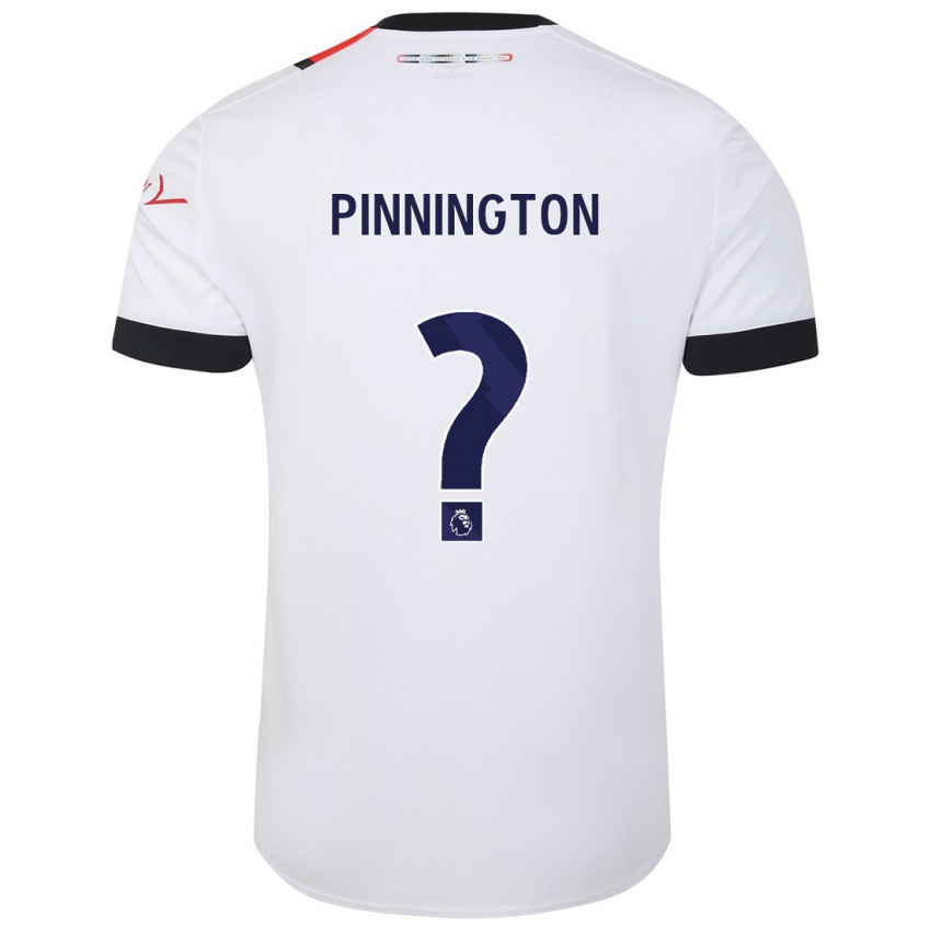 Niño Camiseta Jacob Pinnington #0 Blanco 2ª Equipación 2023/24 La Camisa Perú