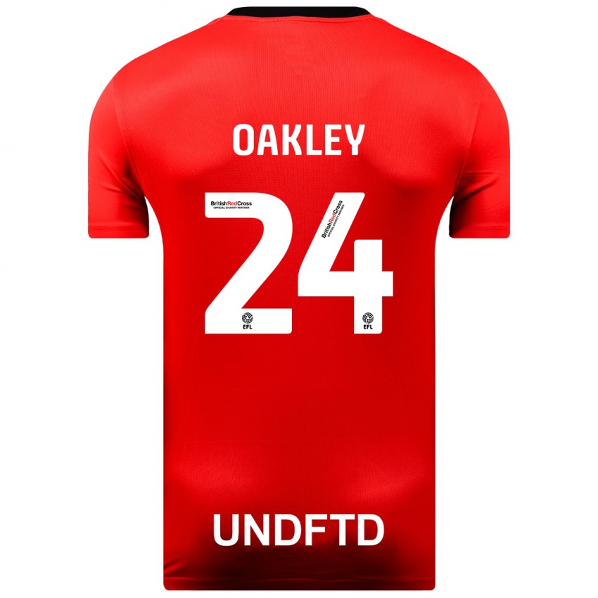 Niño Camiseta Marcel Oakley #24 Rojo 2ª Equipación 2023/24 La Camisa Perú