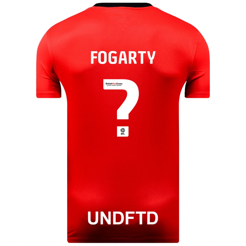 Niño Camiseta Tom Fogarty #0 Rojo 2ª Equipación 2023/24 La Camisa Perú