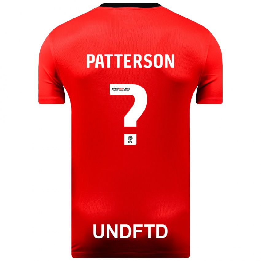 Niño Camiseta Rico Patterson #0 Rojo 2ª Equipación 2023/24 La Camisa Perú