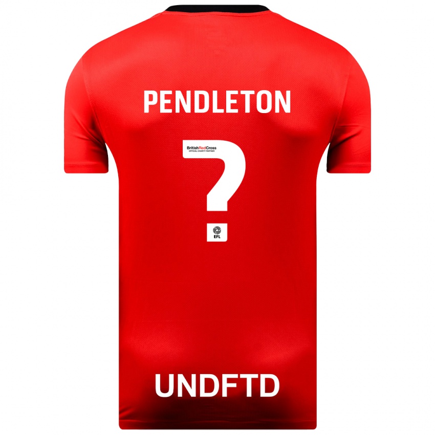 Niño Camiseta Byron Pendleton #0 Rojo 2ª Equipación 2023/24 La Camisa Perú