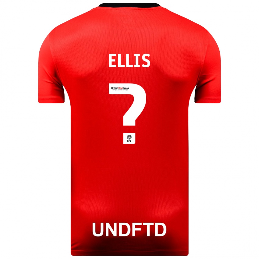 Niño Camiseta O'shea Ellis #0 Rojo 2ª Equipación 2023/24 La Camisa Perú