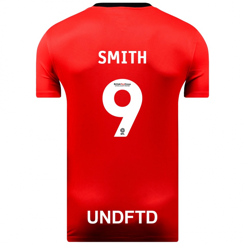 Niño Camiseta Libby Smith #9 Rojo 2ª Equipación 2023/24 La Camisa Perú