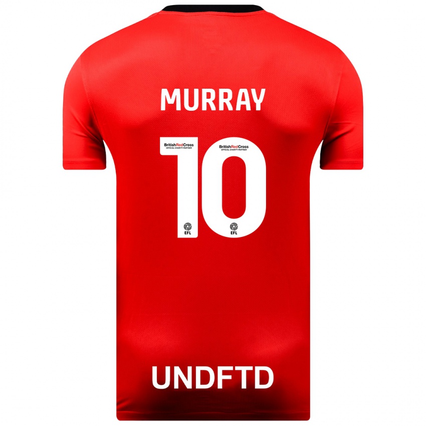 Niño Camiseta Christie Murray #10 Rojo 2ª Equipación 2023/24 La Camisa Perú