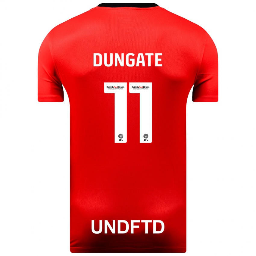 Niño Camiseta Katie Dungate #11 Rojo 2ª Equipación 2023/24 La Camisa Perú