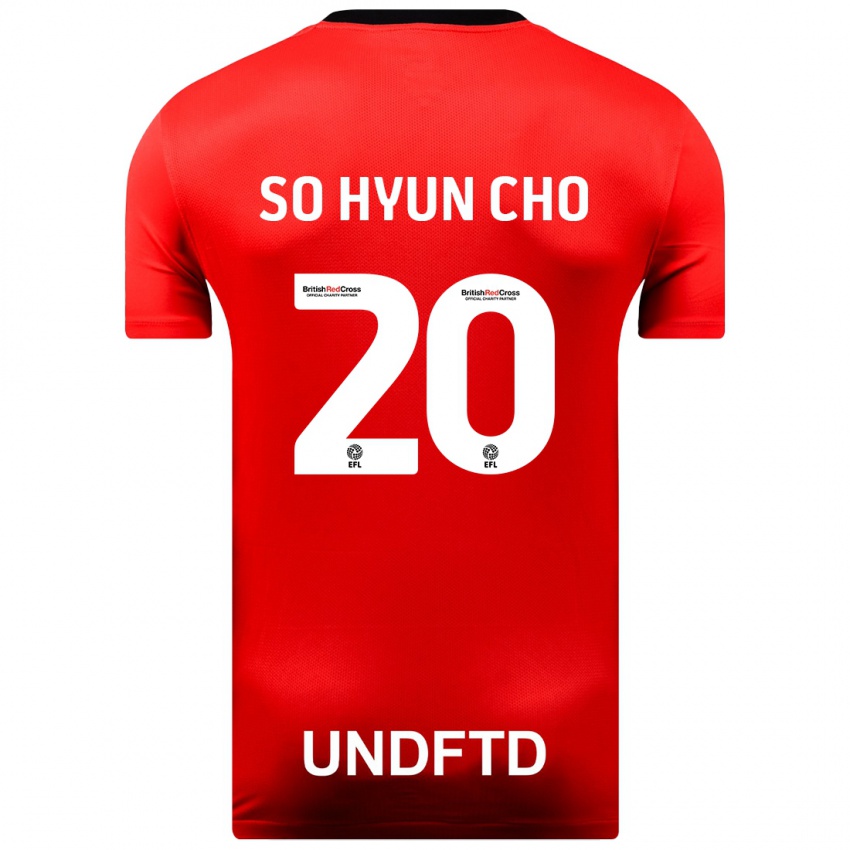 Niño Camiseta Cho So-Hyun #20 Rojo 2ª Equipación 2023/24 La Camisa Perú