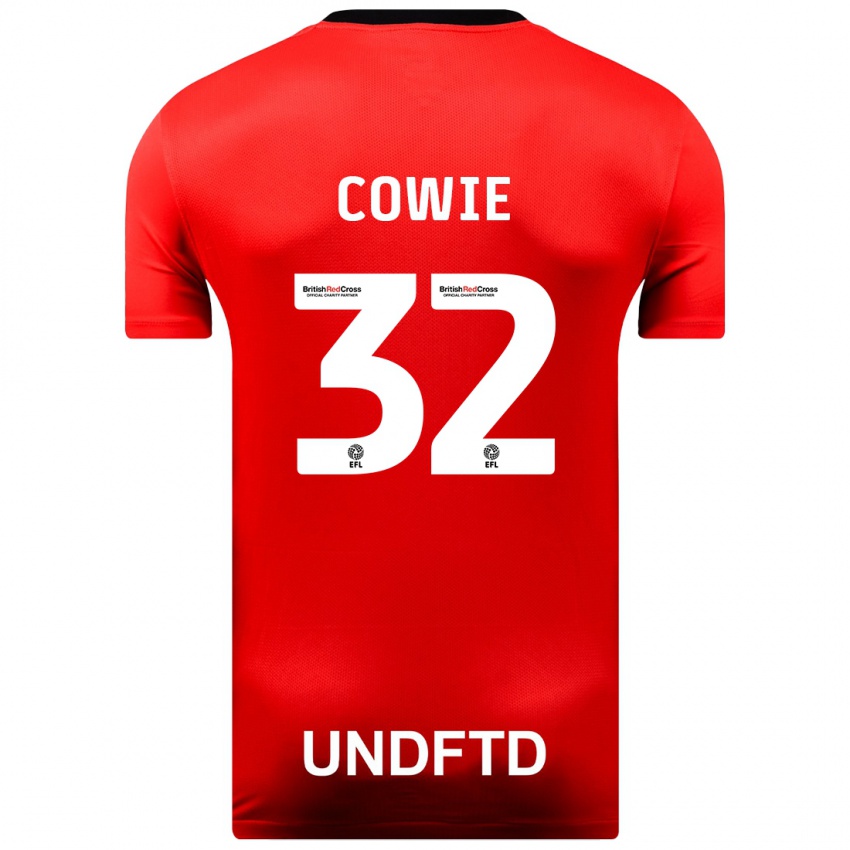 Niño Camiseta Abbie Cowie #32 Rojo 2ª Equipación 2023/24 La Camisa Perú