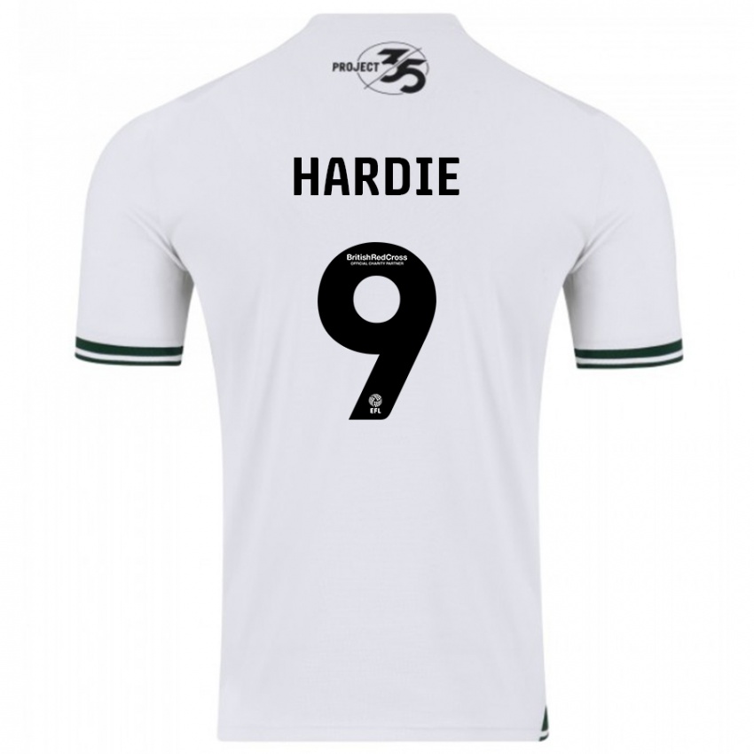 Niño Camiseta Ryan Hardie #9 Blanco 2ª Equipación 2023/24 La Camisa Perú